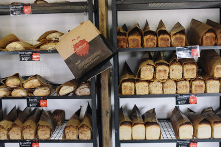 Organic sourdough at RedBeard bakery